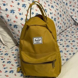 Herschel Yellow Mini Backpack